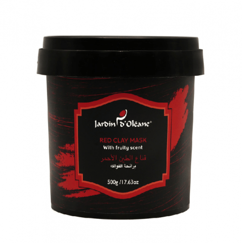 ماسك الطين الأحمر برائحة الفواكه من جاردن اوليان