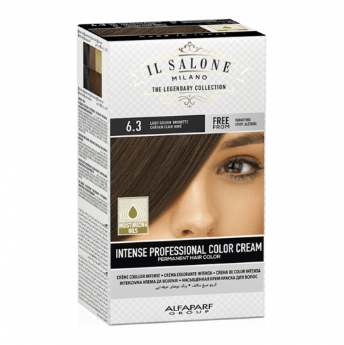 صبغة شعر مركزة وكريمية من إل صالون ميلانو - بني ذهبي فاتح