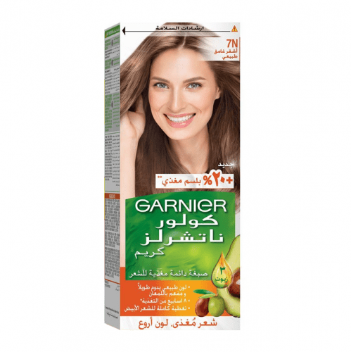 صبغة كولور ناتشرلز كريم من غارنييه- أشقر غامق طبيعي للغاية